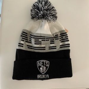 NBA Adidas Brooklyn Nets beanie hat